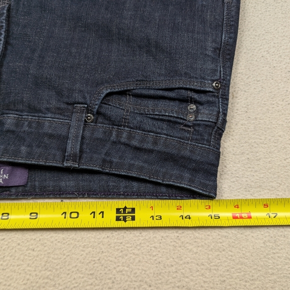 NYDJ Lift Tuck Skinny Dark Wash Stretch Denim Women's Jeans Size 8 - Picture 13 of 16